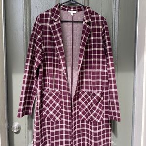 Anthropolgie | Harlyn Melrose Plaid Duster Jacket Size Large